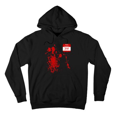 Hello My Name Is Jason Funny Halloween Costume Hoodie