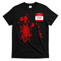 Hello My Name Is Jason Funny Halloween Costume T-Shirt