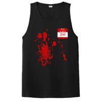 Hello My Name Is Jason Funny Halloween Costume PosiCharge Competitor Tank