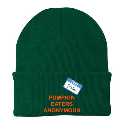 Hello My Name Is Peter Pumpkin Eaters Anonymous Knit Cap Winter Beanie