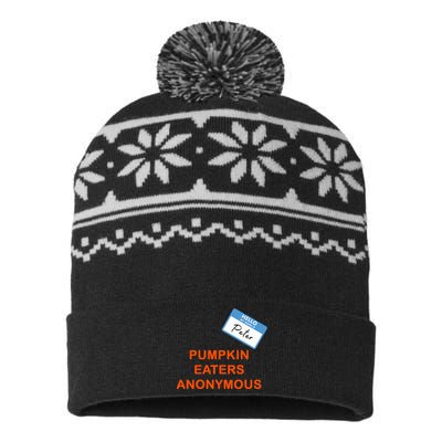 Hello My Name Is Peter Pumpkin Eaters Anonymous USA-Made Snowflake Beanie