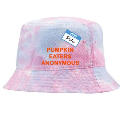 Hello My Name Is Peter Pumpkin Eaters Anonymous Tie-Dyed Bucket Hat