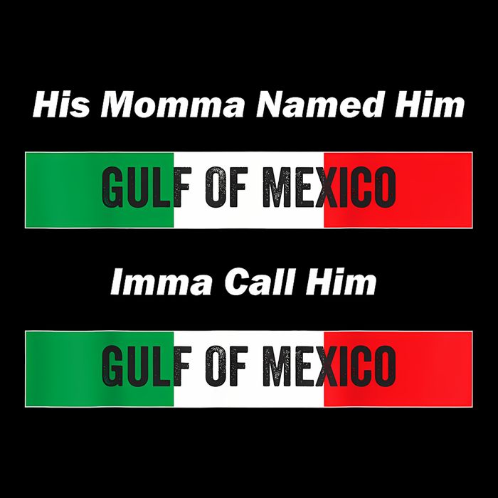 His Momma Named Him Gulf Of Mexico Funny Quote Drawstring Bag