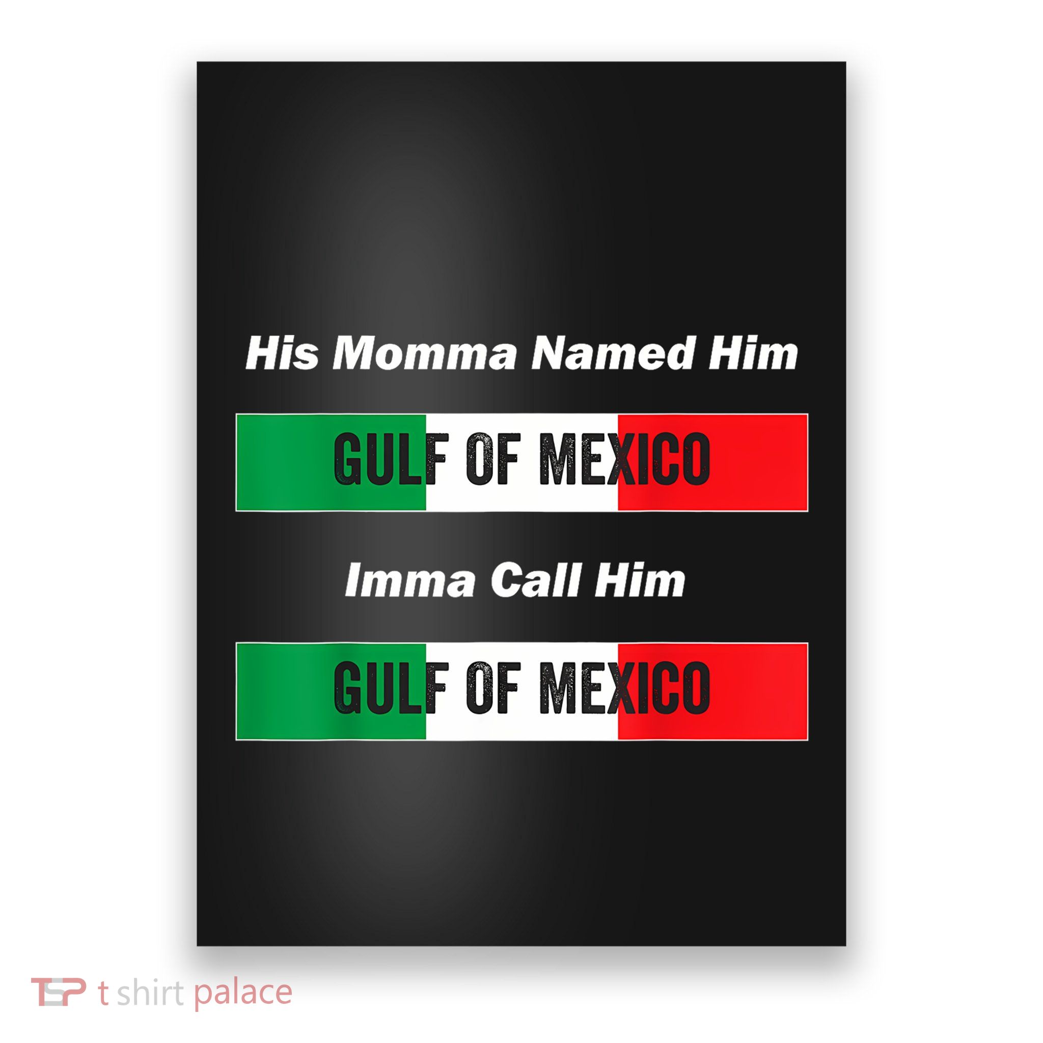 His Momma Named Him Gulf Of Mexico Funny Quote Poster