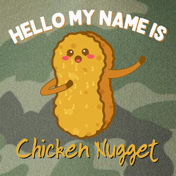 Hello My Name Is Chicken Nugget Costume Chicken Legacy Tie Dye Trucker Hat