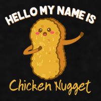Hello My Name Is Chicken Nugget Costume Chicken Ladies PosiCharge Tri-Blend Wicking Tank