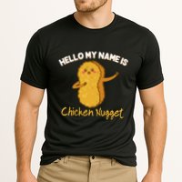 Hello My Name Is Chicken Nugget Costume Chicken Performance Shirt