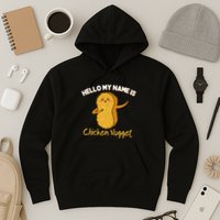 Hello My Name Is Chicken Nugget Costume Chicken Hoodie