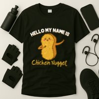 Hello My Name Is Chicken Nugget Costume Chicken T-Shirt