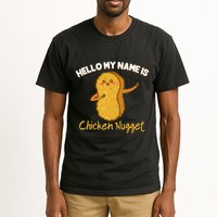 Hello My Name Is Chicken Nugget Costume Chicken Tall T-Shirt
