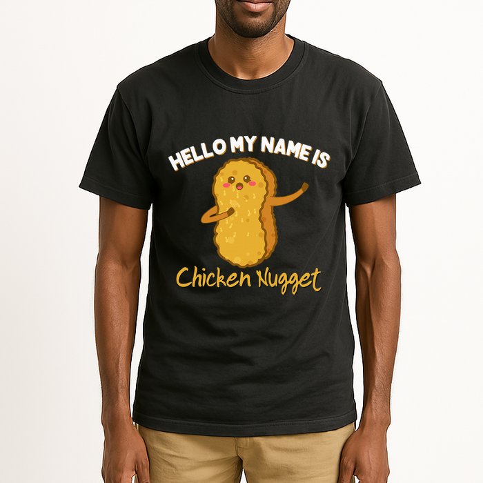 Hello My Name Is Chicken Nugget Costume Chicken Tall T-Shirt