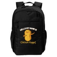 Hello My Name Is Chicken Nugget Costume Chicken Backpack