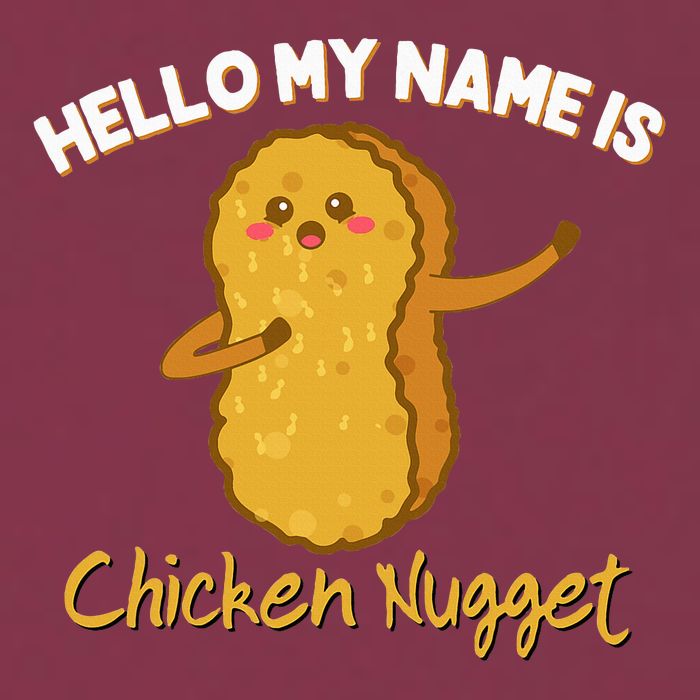 Hello My Name Is Chicken Nugget Costume Chicken 16oz Travel Tumbler