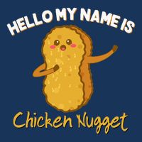 Hello My Name Is Chicken Nugget Costume Chicken Infant Baby Jersey Bodysuit