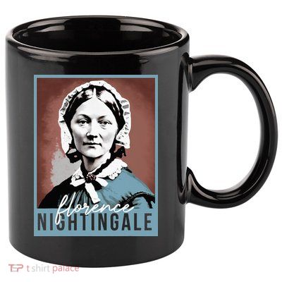 History Month Nurse Florence Nightingale Nursing 11oz C Handle Ceramic Mug