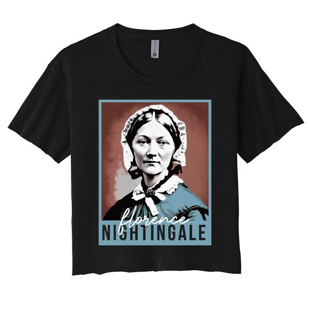 History Month Nurse Florence Nightingale Nursing Crop Top