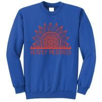 Heavily Meditated Namaste Meditation Yoga Gift Dala Gift Sweatshirt