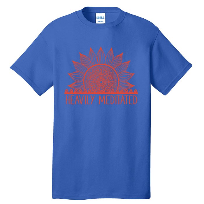 Heavily Meditated Namaste Meditation Yoga Gift Dala Gift Tall T-Shirt