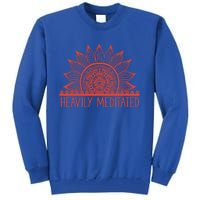 Heavily Meditated Namaste Meditation Yoga Gift Dala Gift Tall Sweatshirt