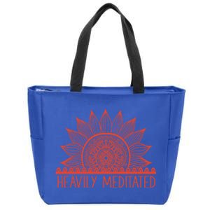 Heavily Meditated Namaste Meditation Yoga Gift Dala Gift Zip Tote Bag