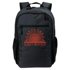 Heavily Meditated Namaste Meditation Yoga Gift Dala Gift Daily Commute Backpack