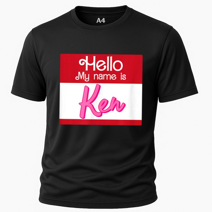 Hello My Name Is Ken Halloween Funny Name Tag Personalized Performance Shirt