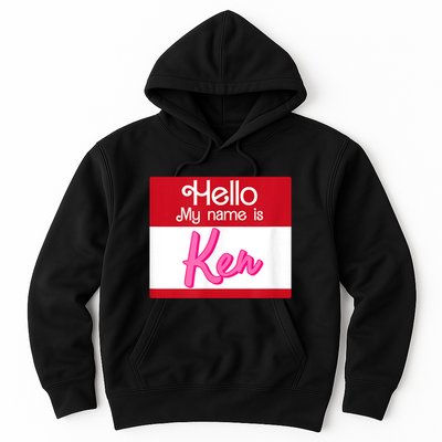 Hello My Name Is Ken Halloween Funny Name Tag Personalized Hoodie
