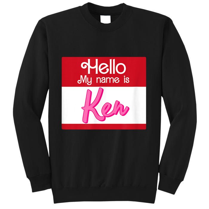 Hello My Name Is Ken Halloween Funny Name Tag Personalized Sweatshirt