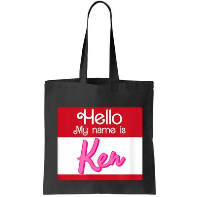 Hello My Name Is Ken Halloween Funny Name Tag Personalized Bag