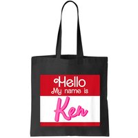 Hello My Name Is Ken Halloween Funny Name Tag Personalized Bag