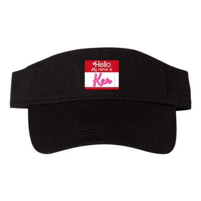 Hello My Name Is Ken Halloween Funny Name Tag Personalized Visor