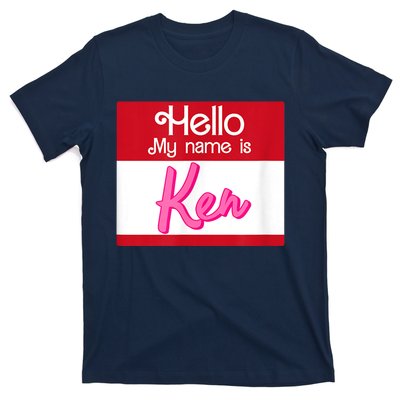 Hello My Name Is Ken Halloween Funny Name Tag Personalized T-Shirt