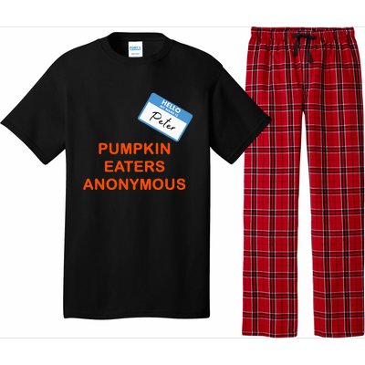 Hello My Name Is Peter Pumpkin Eaters Anonymous Pajama Set