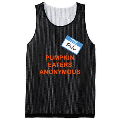 Hello My Name Is Peter Pumpkin Eaters Anonymous Mesh Reversible Basketball Jersey Tank