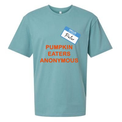 Hello My Name Is Peter Pumpkin Eaters Anonymous Sueded Cloud Jersey T-Shirt