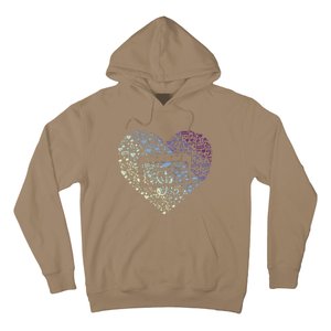 Heart Music Notes Cartridge Hoodie