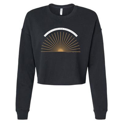 His Mercies Never Fail Cropped Pullover Crew