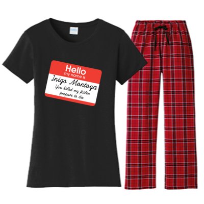 Hello My Name Is Inigo Montoya Women's Flannel Pajama Set