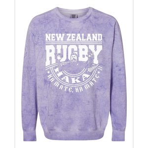 Haka Maori New Zealand Rugby War Dance Challenge Souvenir Colorblast Crewneck Sweatshirt