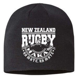 Haka Maori New Zealand Rugby War Dance Challenge Souvenir Sustainable Beanie