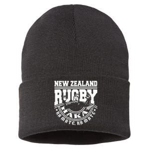 Haka Maori New Zealand Rugby War Dance Challenge Souvenir Sustainable Knit Beanie