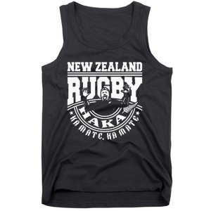 Haka Maori New Zealand Rugby War Dance Challenge Souvenir Tank Top