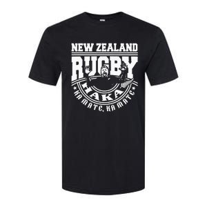 Haka Maori New Zealand Rugby War Dance Challenge Souvenir Softstyle CVC T-Shirt