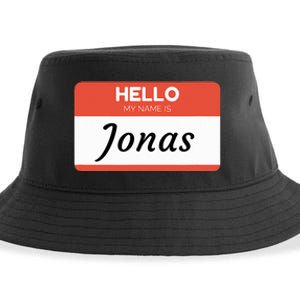 Hello My Name Is Jonas Sustainable Bucket Hat