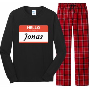 Hello My Name Is Jonas Long Sleeve Pajama Set