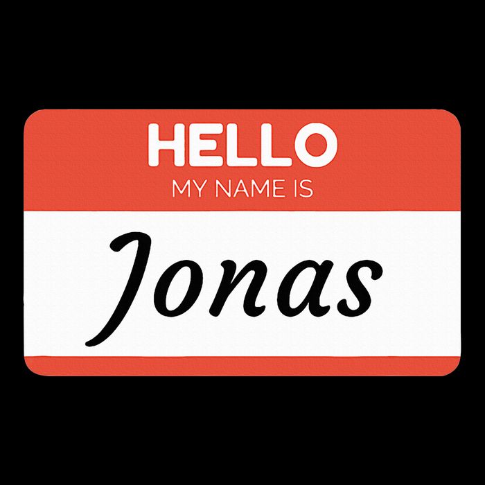 Hello My Name Is Jonas 16 in Basic Backpack