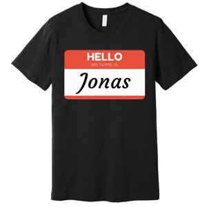 Hello My Name Is Jonas Premium T-Shirt