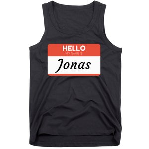 Hello My Name Is Jonas Tank Top