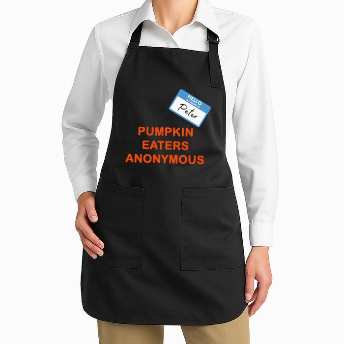 Hello My Name Is Peter Pumpkin Eaters Anonymous Apron