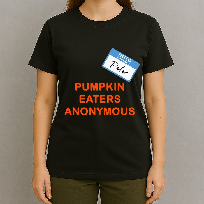 Hello My Name Is Peter Pumpkin Eaters Anonymous T-Shirt